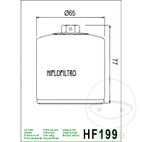 Filtro de Aceite Hiflo | Recambios Moto | Motos Camaral