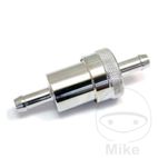 Filtro de combustible 8 mm aluminio cromado JMP | Motos Camaral