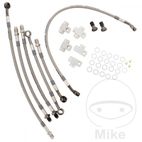 Latiguillo de Freno Metálico Kit 6 Piezas Antracita | Motos Camaral