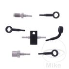 Latiguillo de Freno Metálico Kit 4 Piezas Negro | Motos Camaral