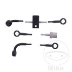 Kit Latiguillos de Freno Metálicos Negros 4 Piezas | Motos Camaral