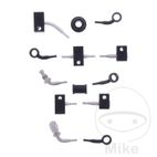 Kit Latiguillos de Freno Metálicos Negros 6 Piezas | Motos Camaral