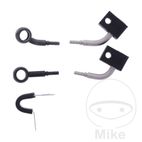 Latiguillo de Freno Metálico Kit 2 Piezas Negro | Motos Camaral