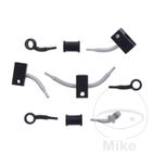 Kit Latiguillos de Freno Metálicos Negros 4 Piezas | Motos Camaral