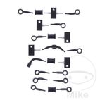 Kit Latiguillos de Freno Metálicos Negro 10 Piezas | Motos Camaral