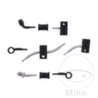 Latiguillo de Freno Metálico Kit 4 Piezas Negro | Motos Camaral
