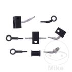 Kit Latiguillos de Freno Metálicos Negros 4 Piezas | Motos Camaral