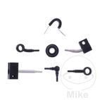 Kit Latiguillo de Freno Metálico 3 Piezas Negro | Motos Camaral