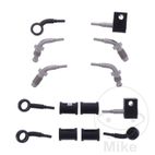 Latiguillo de Freno Metálico Kit 5 Piezas Negro | Motos Camaral