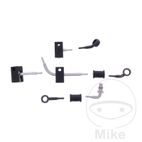 Kit Latiguillos de Freno Metálicos Negros 4 Piezas | Motos Camaral