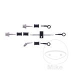 Kit Latiguillos de Freno Metálicos Negros 4 Piezas | Motos Camaral