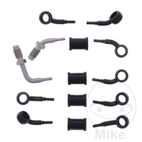 Latiguillo de Freno Metálico Kit 5 Piezas Negro | Motos Camaral