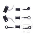 Latiguillo de Freno Metálico Kit 3 Piezas Negro | Motos Camaral