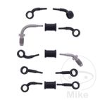 Latiguillo de Freno Metálico Kit 5 Piezas Negro | Motos Camaral