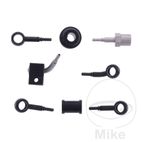 Kit Latiguillo de Freno Metálico 3 Piezas Negro | Motos Camaral