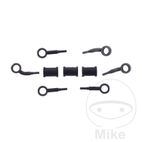 Latiguillo de Freno Metálico Kit 3 Piezas Negro | Motos Camaral