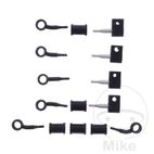 Latiguillo de Freno Metálico Kit 5 Piezas Negro | Motos Camaral