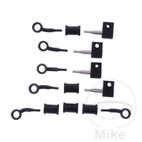 Latiguillo de Freno Metálico Kit 5 Piezas Negro | Motos Camaral