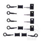 Latiguillo de Freno Metálico Kit 5 Piezas Negro | Motos Camaral