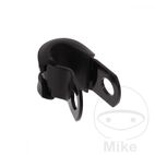 Soporte Latiguillo de Freno 6mm Aluminio Negro | Motos Camaral