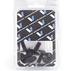 Kit 6 tornillos allen cabeza alomada M6x15mm negro V PARTS - motoscamaralweb.com