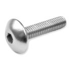 Kit 6 tornillos allen cabeza alomada M6x30 Plata V PARTS - motoscamaralweb.com