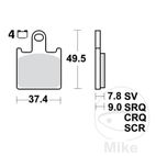 Pastillas de Freno Sinter TRQ TRW | 7320010 | Motos Camaral