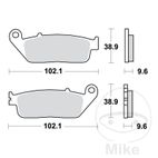 Pastillas de Freno Sinter Delantero TRW 7377040 | Motos Camaral