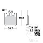 Pastillas de Freno Sinter Delantero TRW 7320328 | Motos Camaral