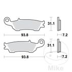 Pastillas de Freno Sinterizadas TRW 7322555 | Motos Camaral