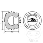 Guardapolvo Válvula Purga Aire 13 mm MQ 4420301 | Motos Camaral