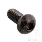 Tornillo Disco Freno M8x1.25 20mm Inox V4A Negro | Motos Camaral