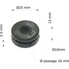 Silentblock Honda CBR900RR 92-94/Faro 19051-KA4-000 GRM-126/10 (Juego de 10) - motoscamaralweb.com