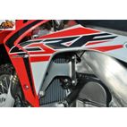 Protectores de radiador aluminio rojo AXP Honda AX1336 - motoscamaralweb.com