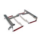 Protectores de radiador aluminio rojo AXP Honda AX1370 - motoscamaralweb.com