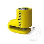 Candado Disco de Freno Artago Urban 5mm Amarillo | Motos Camaral