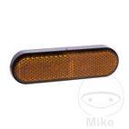 Reflector Horquilla JMP Ovalado Acodado Naranja | Motos Camaral