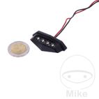 Luz de Matrícula LED JMP Negra | Motos Camaral