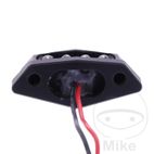 Luz de Matrícula LED JMP Negra | Motos Camaral