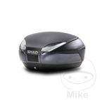 Baúl Shad SH48 48 Litros Negro/Carbono con Parrilla | Motos Camaral