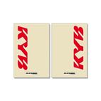 Adhesivo de horquilla Blackbird Crystal trasparente Kayaba 2 Pcs 5045K - motoscamaralweb.com