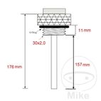 Indicador Temperatura Aceite JMP 30X2MM | Motos Camaral