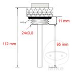 Indicador Temperatura Aceite JMP 24X3MM | Motos Camaral