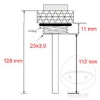 Indicador Temperatura Aceite JMP 23x3mm | Motos Camaral