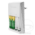 Cargador de Baterías Easy Plug con 4 Pilas AA 2100 mAh | Motos Camaral