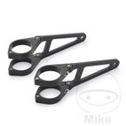 Soporte Faro Daytona 39 mm Largo Aluminio Negro | Motos Camaral