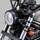 Soporte Faro Daytona 49 mm Corto Alu Negro | Motos Camaral