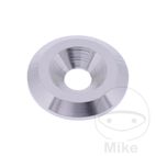 Arandela Lisa Fresada JMP Bolt M5 Aluminio Plata | Motos Camaral