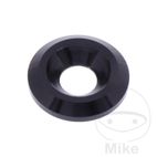 Arandela Lisa Fresada JMP Bolt M6 Aluminio Negro | Motos Camaral