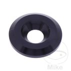 Arandela Lisa Fresada JMP Bolt M6 Aluminio Negro | Motos Camaral
